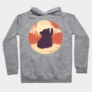 Black bear in autumn Hoodie